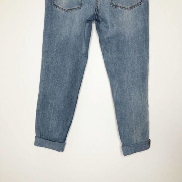 HUDSON Harkin Distressed Skinny Cropped Cuff Jeans - Size 26 - Picture 9 of 12